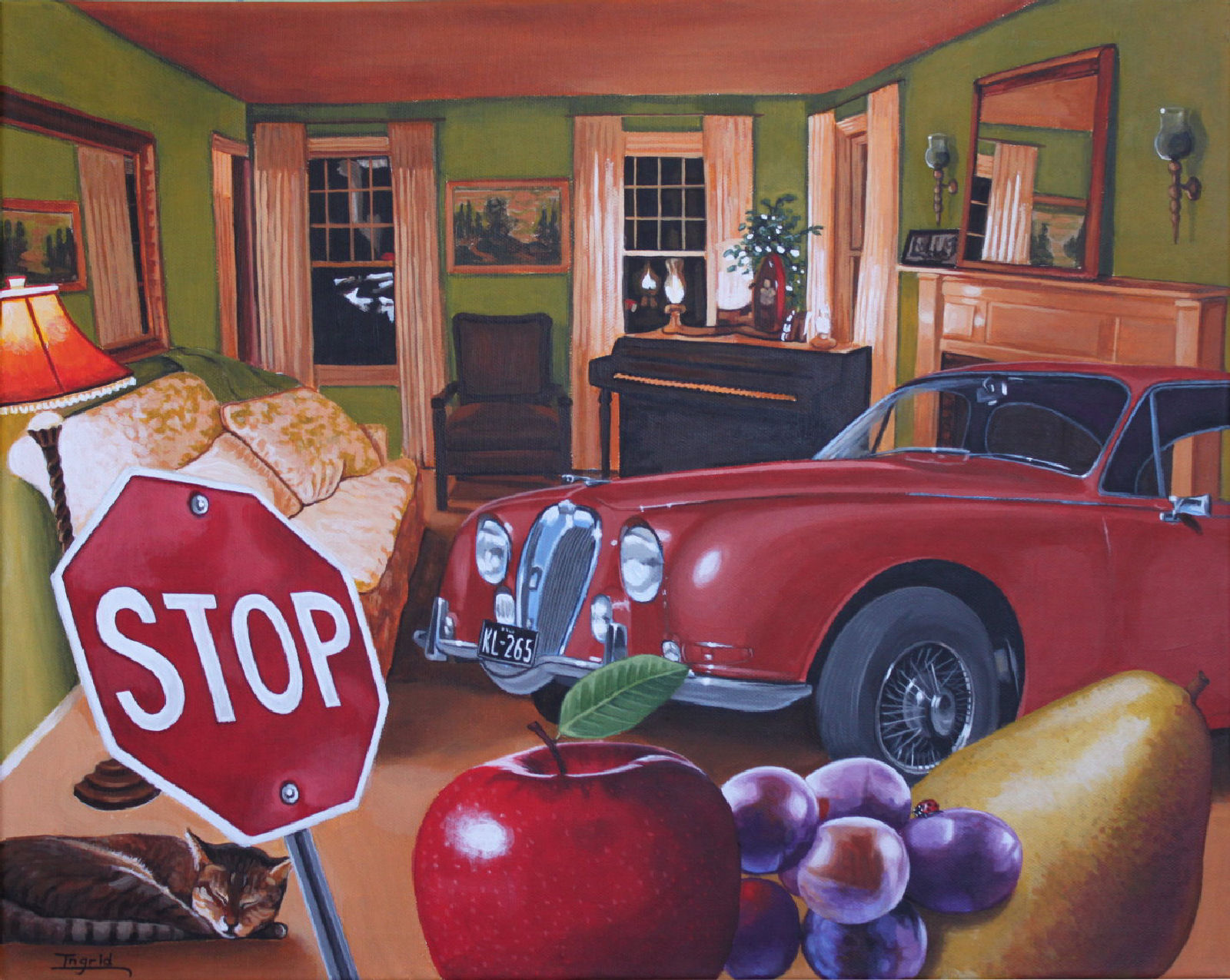 Still Life With Stop Sign
